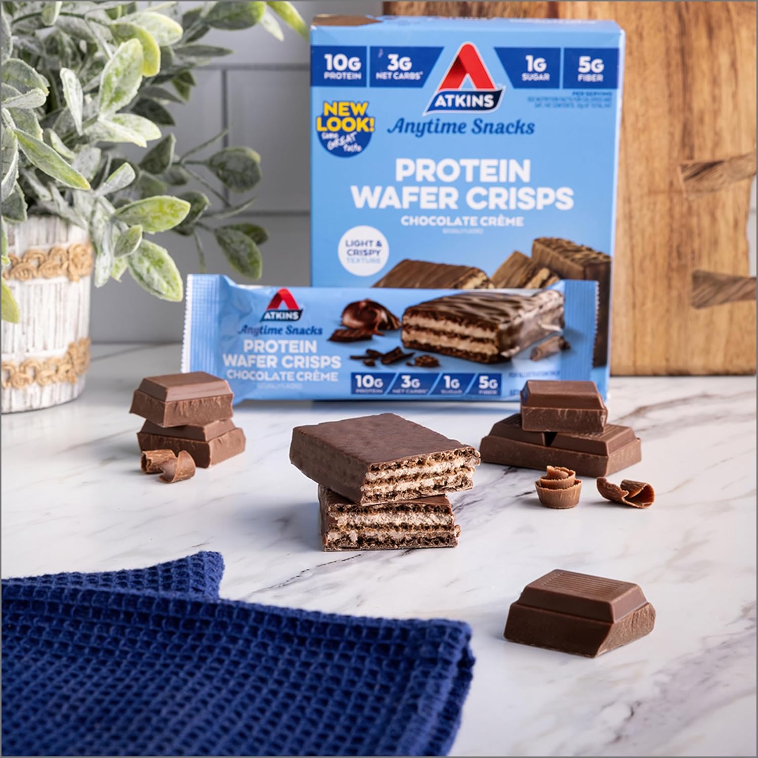 Atkins_Chocolate_Creme_Protein_Wafer_Crisps,_Protein_Dessert,_4g_Net_Carb,_1g_Sugar,_High_in_Fiber,_Keto_Friendly,_5_Count