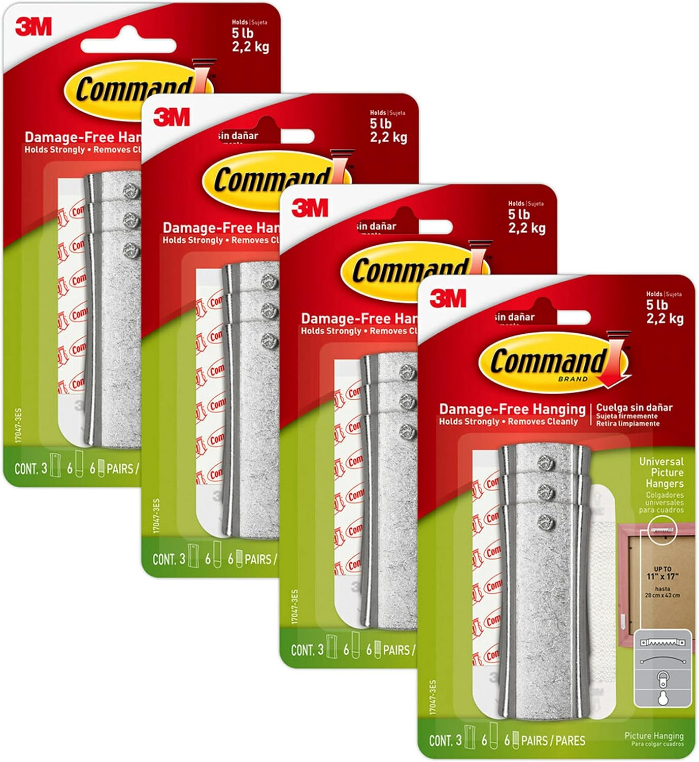 Command_Large_Universal_Frame_Hanger,_3-Hangers,_6-Strips,_6-Frame_Stabilizer_Strips,_4-Pack,_Decorate_Damage-Free
