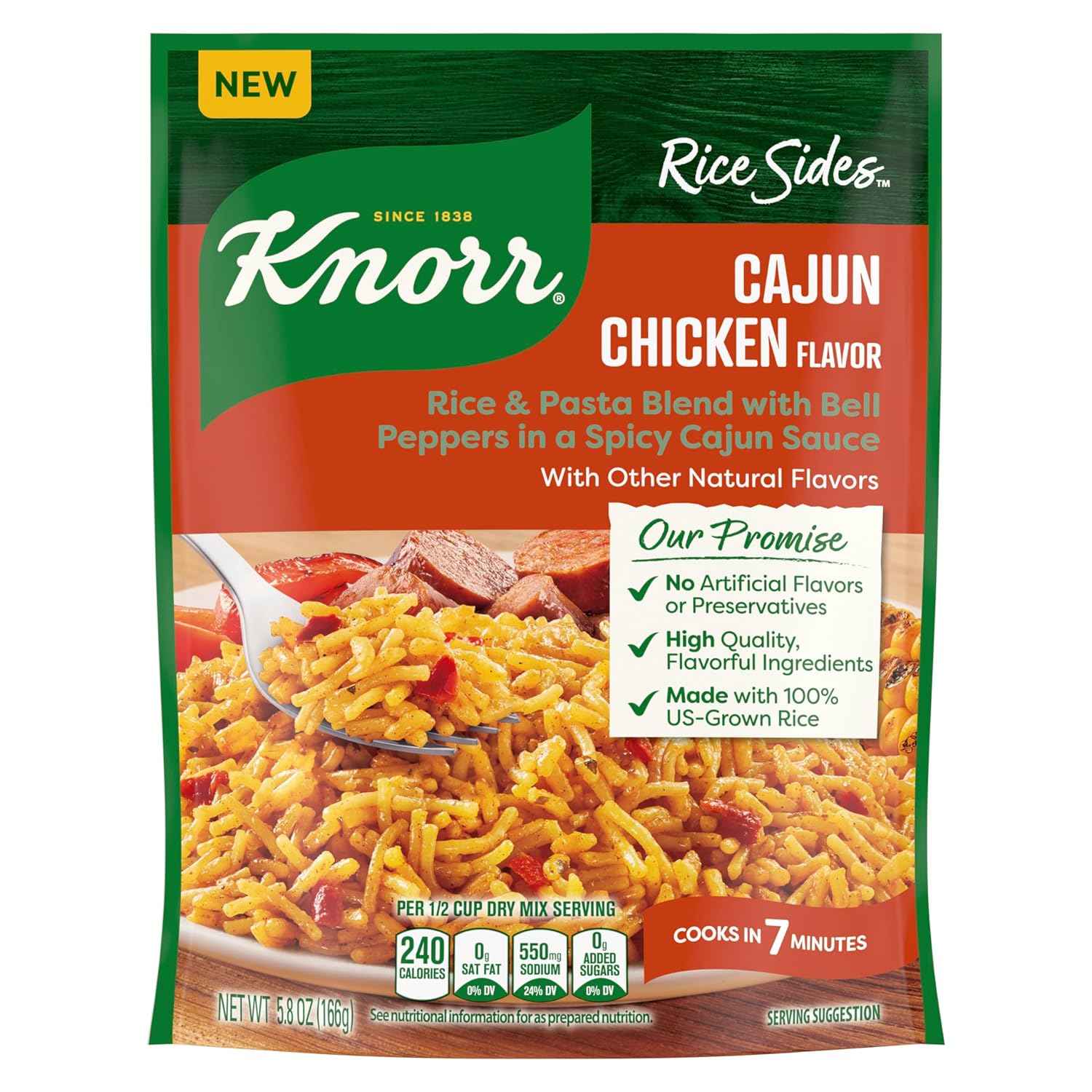 Knorr Rice Sides for a Delicious + Quick Side Dish, with 100% U.S. Grown Rice