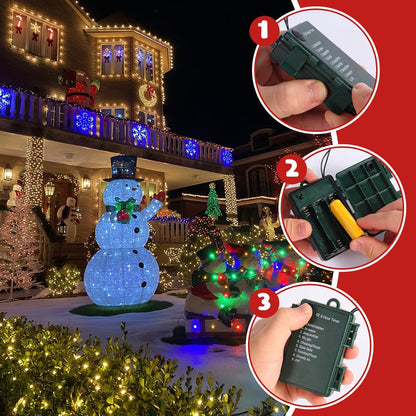 2_Pack_Battery_Operated_Christmas_Lights,_Total_100LED_32FT_Christmas_Lights_Outdoor,_Waterproof_Mini_String_Lights_with_8_Modes,_Decorations_for_Indoor_Patio_Garden_Party_Decor_(Warm_White)