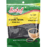 Sadaf Black Sesame Seeds - for Cooking and Food Flavoring Spice Mediterranean Cuisine Semillas de Ajonjoli Kosher 3 Oz Resealable Bag