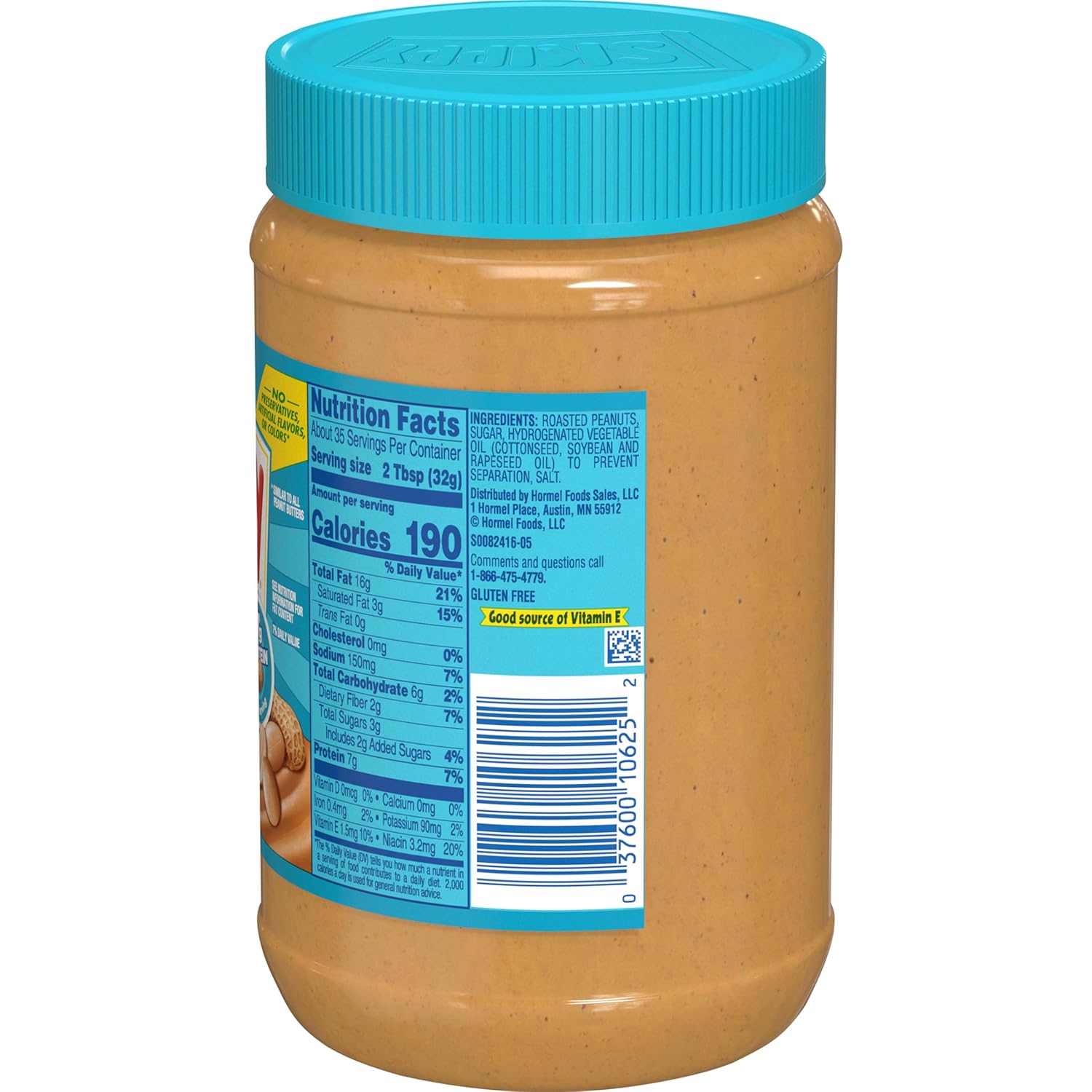 SKIPPY_Creamy_Peanut_Butter_Spread,_Shelf-Stable,_40_oz_Jar_of_SKIPPY_Peanut_Butter_(2_Pack)
