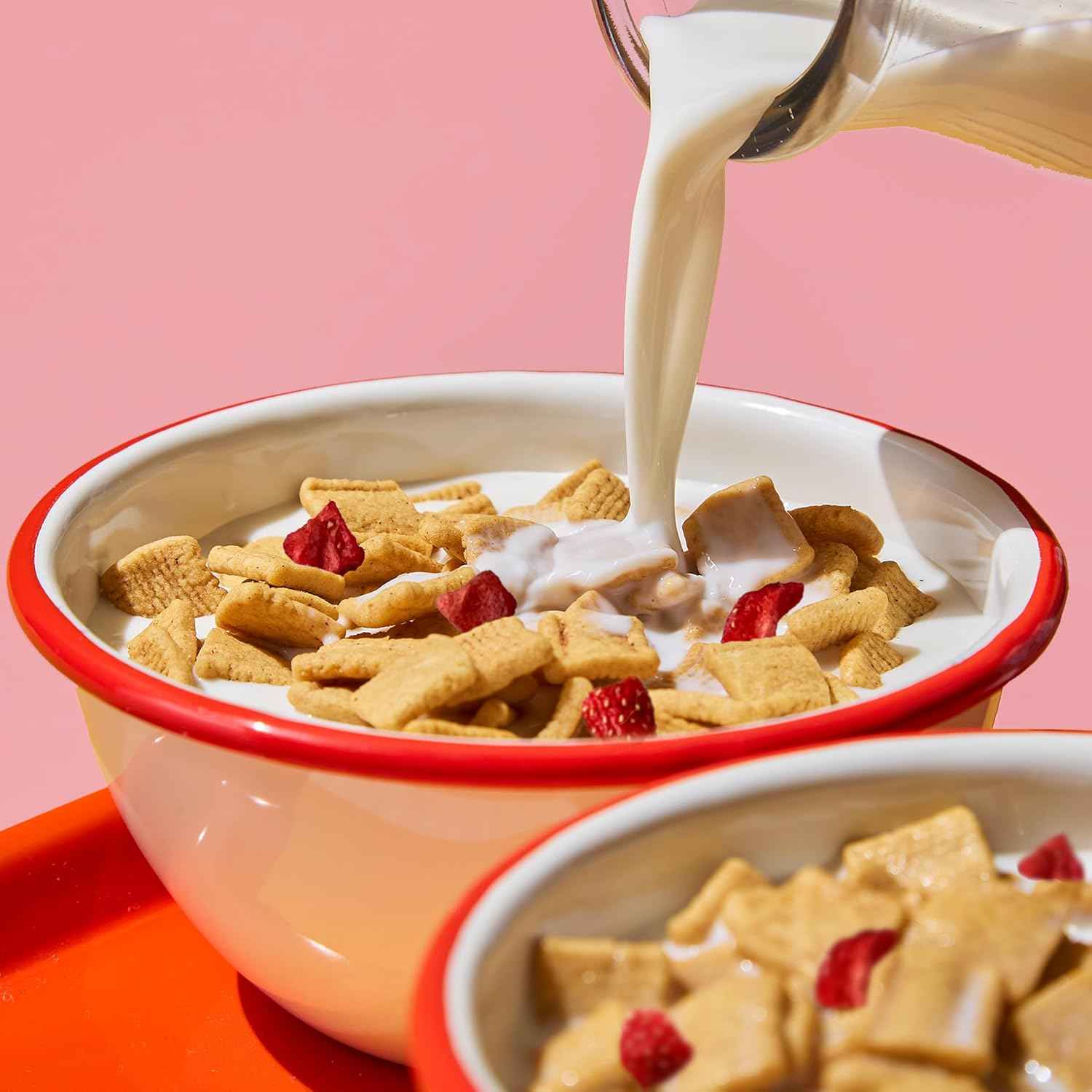 Catalina Crunch Protein Cereal - Breakfast Cereal with 10g of Protein, No Added Sugar - Gluten Free - Strawberry Strudel - 8 oz Bag
