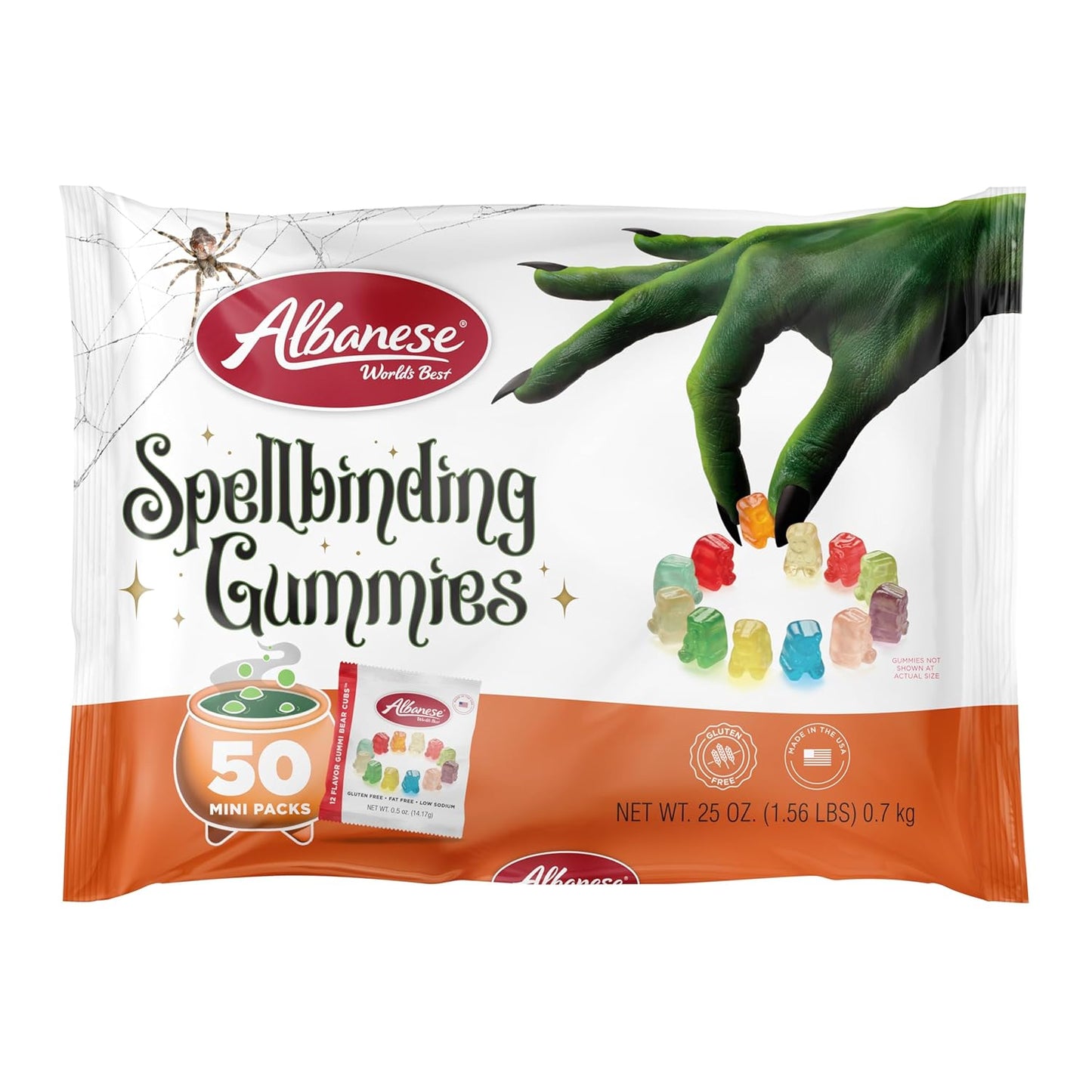 Albanese_World's_Best,_Halloween_12_Flavor_Gummi_Bear_Cubs®,_50-0.5oz_Trick_or_Treat_Bags_of_Halloween_Candy
