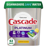 Cascade Platinum Dishwasher Pods, Dishwasher Detergent, Actionpacs