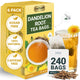 Dandelion Root Tea - 240 Tea Bags (Pack of 6)