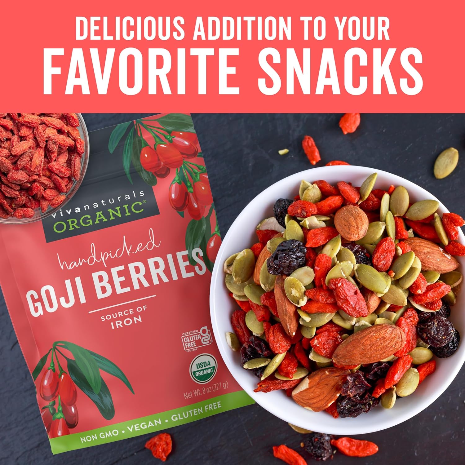 Viva_Naturals_Organic_Dried_Goji_Berries,_8_oz_(227_g)_–_Non-GMO,_Vegan_Wolfberries,_Perfect_for_Goji_Berry_Tea,_Smoothies,_Baking_&_Snacking