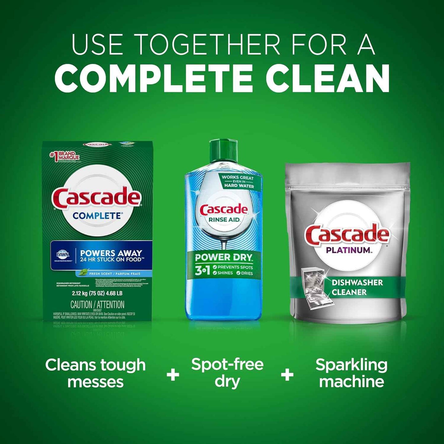 Cascade Complete Powder Dishwasher Detergent