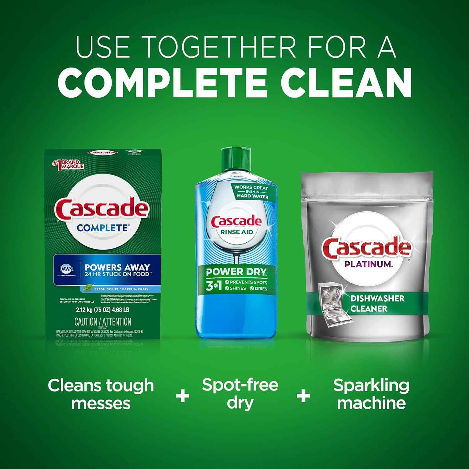 Cascade Complete Powder Dishwasher Detergent
