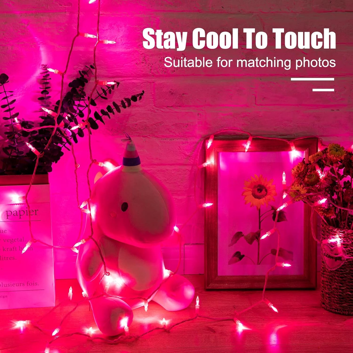 Minetom_Pink_Mini_Christmas_Lights_-_39_Feet_100_LED_Fairy_String_Lights_with_8_Lighting_Modes_Waterproof_Connectable_for_Indoor_Outdoor_Xmas_Tree_Garland_Wreath_Holiday_Valentine's_Day_Decoration