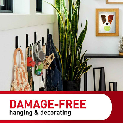 Command Indoor Replacement Strips, Damage-Free Wall Hanging, Re-Hang Small Hooks for Home and Wall Decor, Holds up to 1 lb, White Adhesive