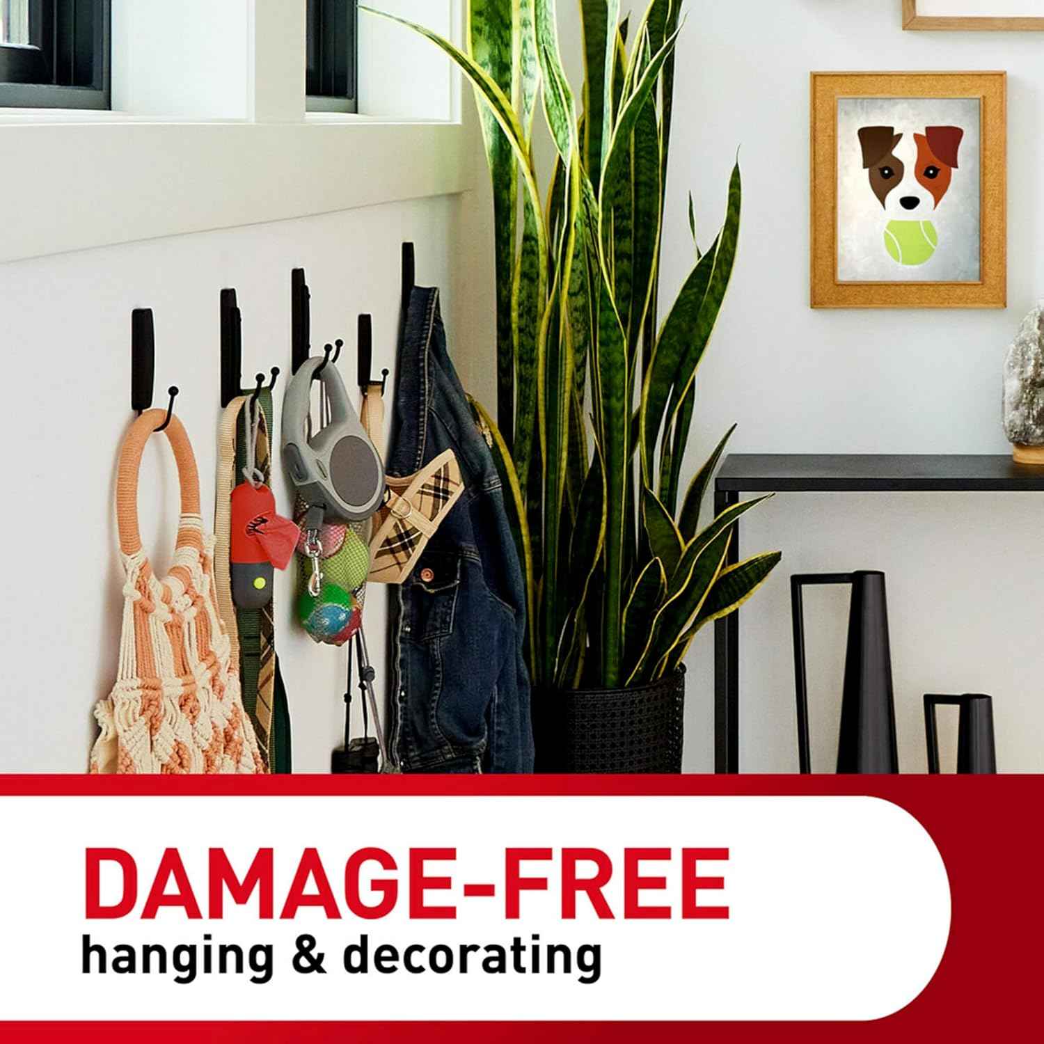 Command Indoor Medium Replacement Strips, Damage-Free Wall Hanging, Re-Hang Medium Hooks for Home and Wall Decor, Holds up to 3 lb, White Adhesive
