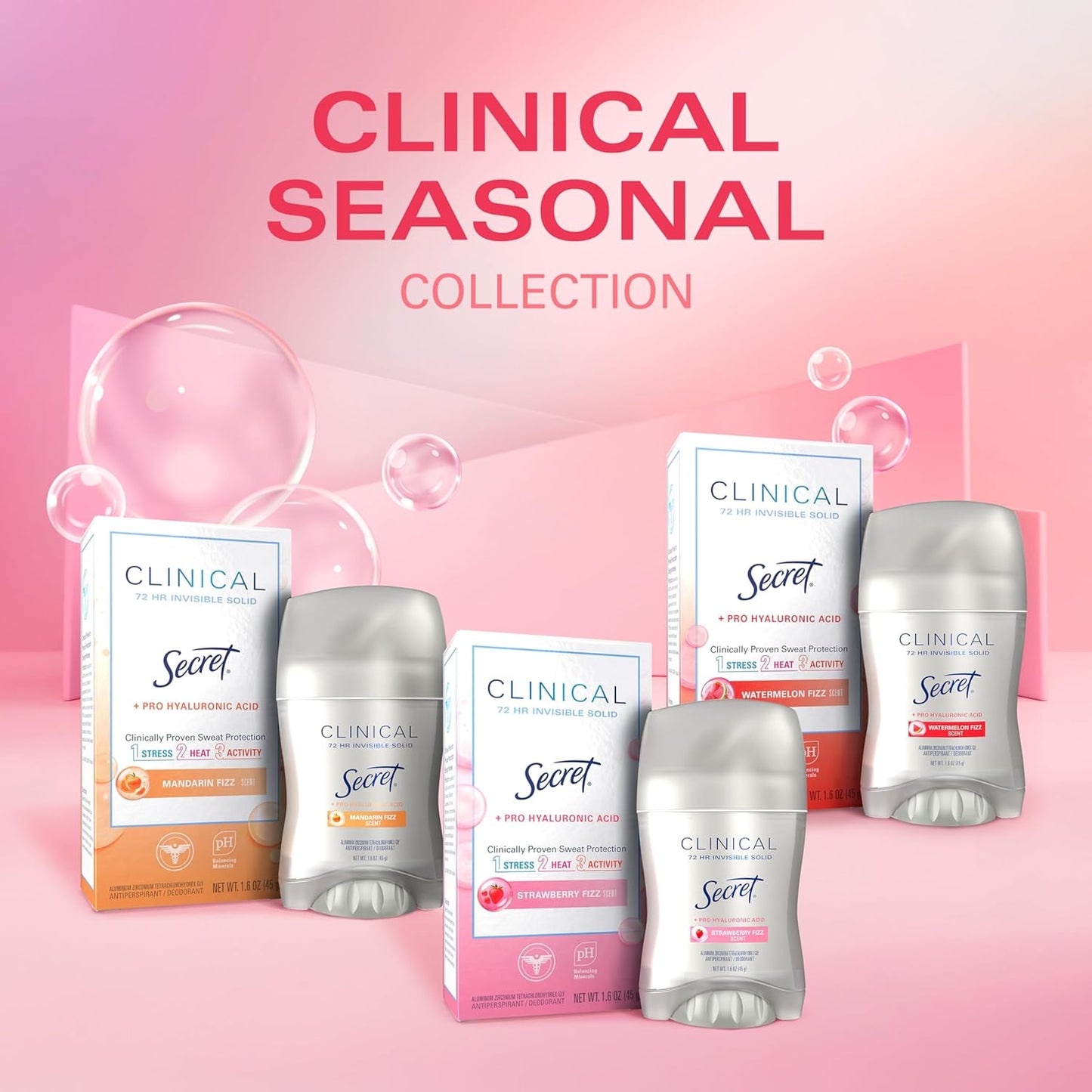 Secret_Clinical_Strength_Antiperspirant_Deodorant_for_Women,_3X_Stress_Protection,_72hr_Sweat_&_Odor_Protection,_Pro-Hyaluronic_Acid,_Invisible_Solid,_Strawberry_Summer_Fizz_Scent,_1.6_oz