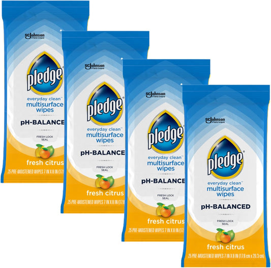 Pledge_Multisurface_Cleaning_Wipes,_pH_Balanced,_Fresh_Citrus,_25_Count_(Pack_of_4,_100_Total_Wipes)