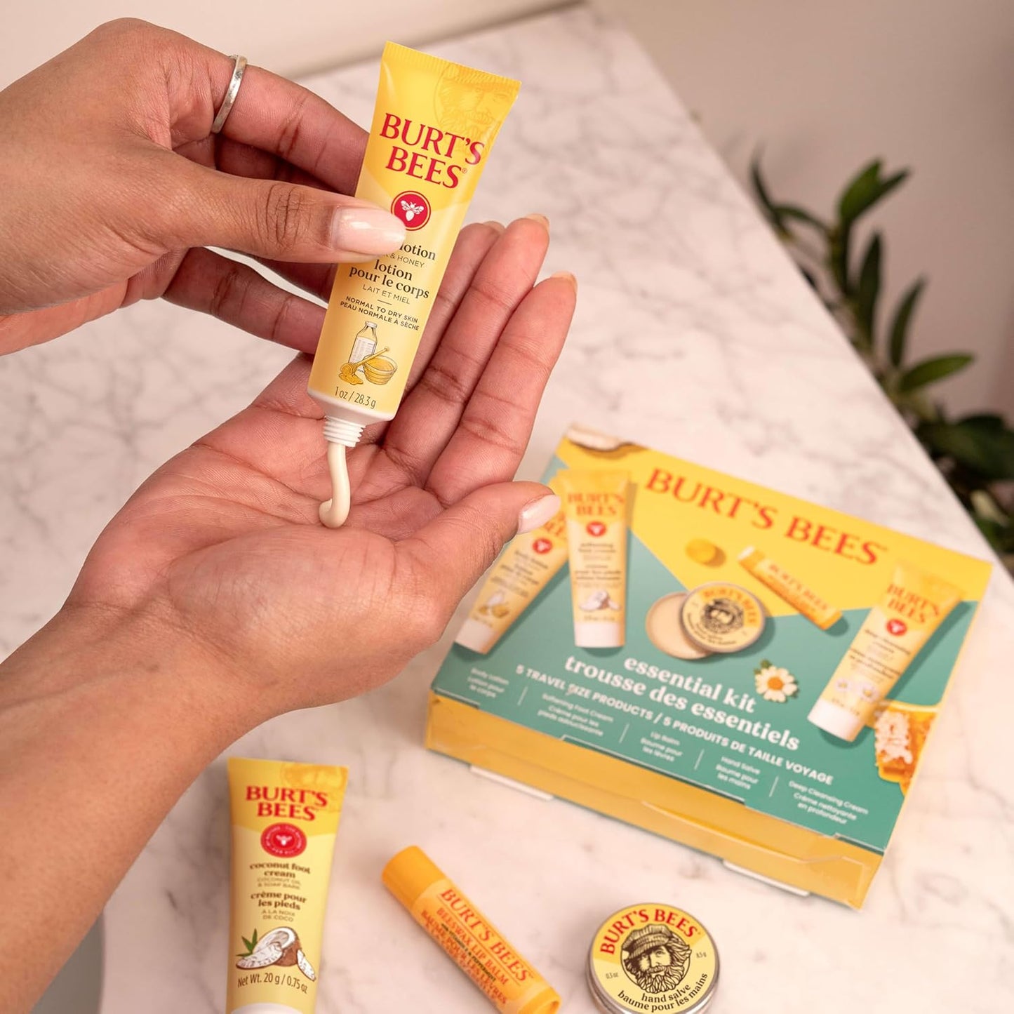 Burt's_Bees_Mothers_Day_Gifts_Ideas_-_Essentials_Everyday_Set,_5_Travel_Size_Products_-_Deep_Cleansing_Cream,_Hand_Salve,_Body_Lotion,_Foot_Cream_and_Original_Lip_Balm