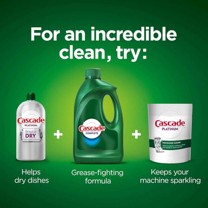 Cascade Complete Dishwasher Detergent Liquid Gel, Dish Detergent, Dishwasher Soap