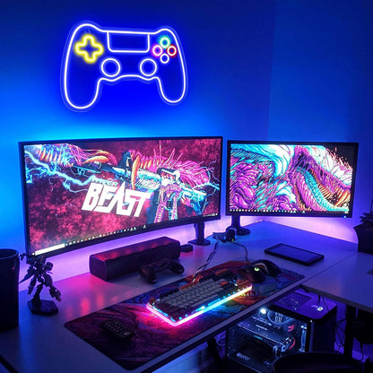 Kavaas_Gamer_Neon_Sign,_Game_Controller_LED_Sign_for_Gaming_Room_Decor_-_Game_Neon_Sign_for_Teen_Boy_Room_Decor_-_Best_Gamer_Gifts_for_Boys,_Kids