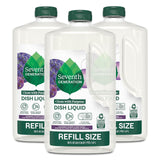 Seventh Generation Dish Soap Refill, Plant-Based Dishwashing Liquid for Grease & Tough Food Messes, For Sensitive Skin