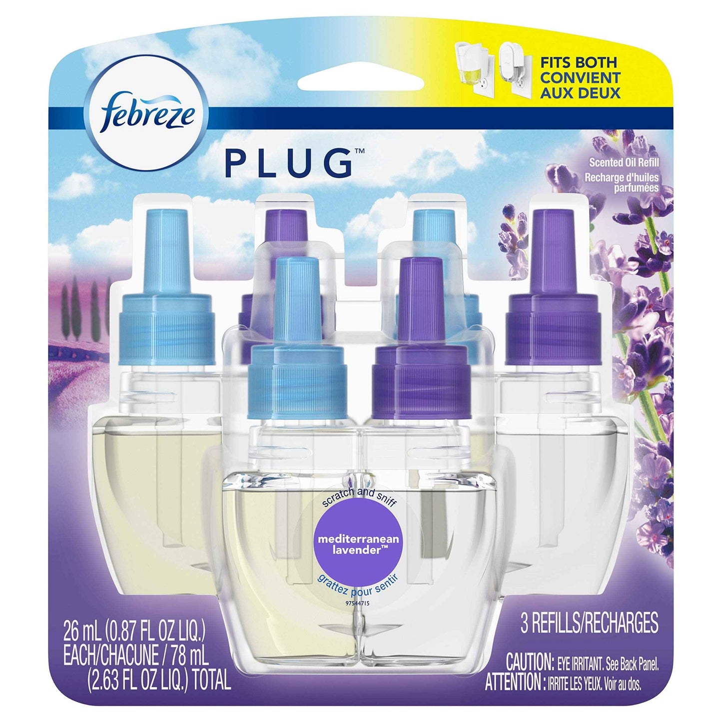Febreze Odor-Fighting Fade Defy PLUG Air Freshener Refill