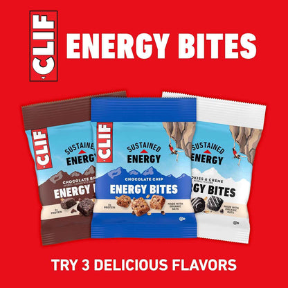 CLIF BAR Energy Bites - Made with Organic Oats - 6g Plant Based Protein - Non-GMO (5 Packs)