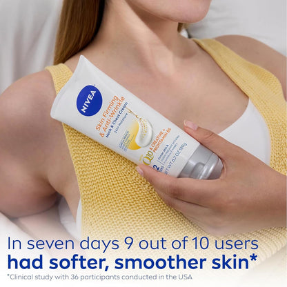 NIVEA_Skin_Firming_&_Anti_Wrinkle_Neck_&_Chest_Cream_with_Coenzyme_Q10,_Creatine_and_Provitamin_B5,_Skin_Firming_Cream_Reduces_the_Look_of_Fine_Lines_and_Wrinkles,_6.7_Oz_Tube