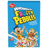 Fruity PEBBLES Marshmallow Cereal, Fruity Kids Cereal with Marshmallows, Gluten Free, 11 OZ Box
