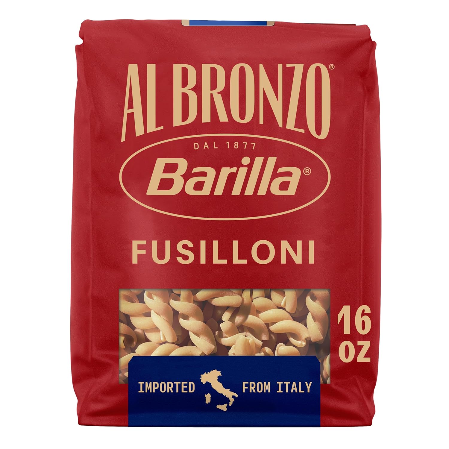 Barilla_Al_Bronzo_Fusilloni_Pasta_(1_lb),_Bronze_Cut_Pasta_Created_from_High_Quality_Durum_Wheat,_Imported_from_Italy,_Non-GMO,_Kosher
