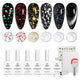 6Pcs Glitter Gel Top Coat Set