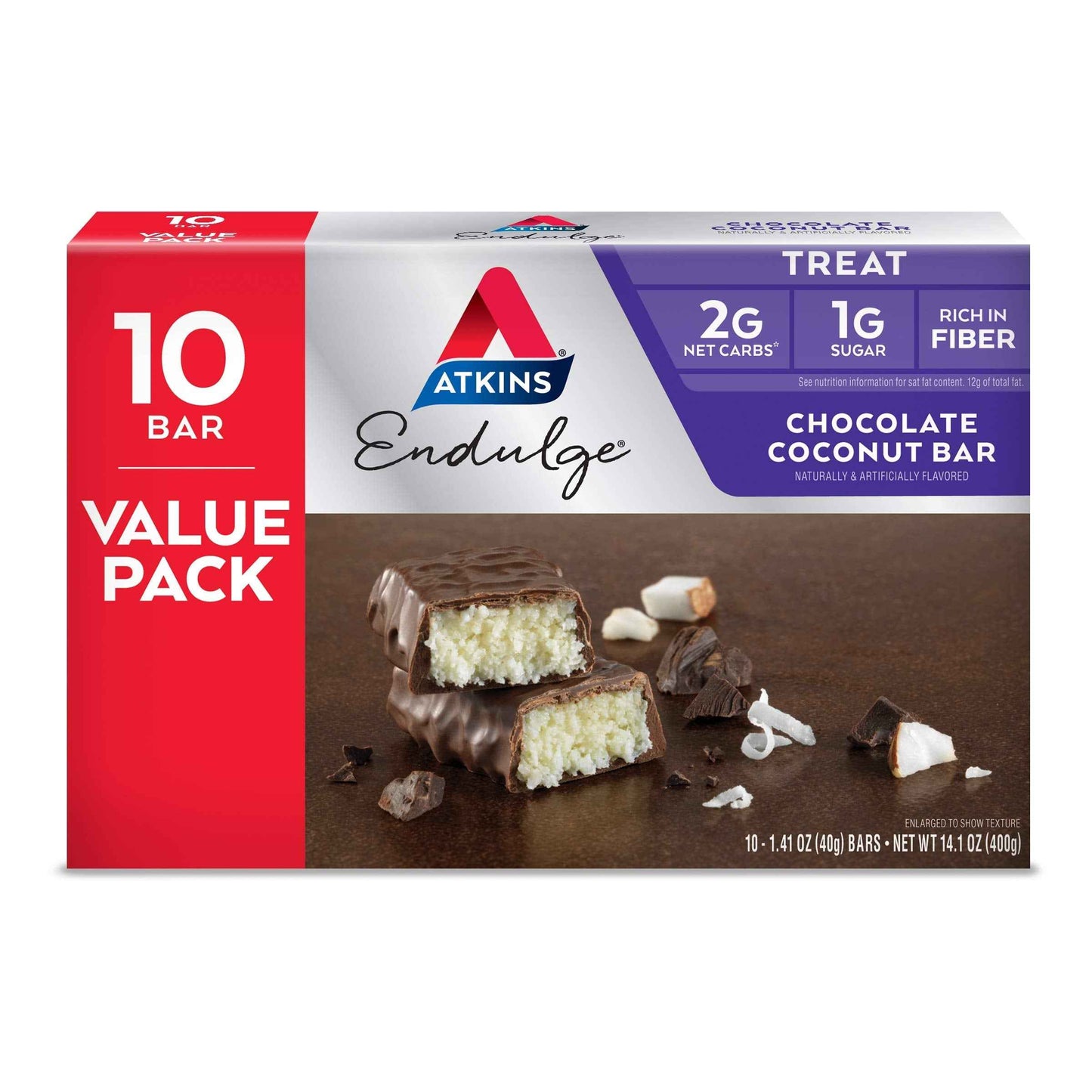 Atkins Endulge, Dessert Favorite, 1g Sugar, Good Source of Fiber
