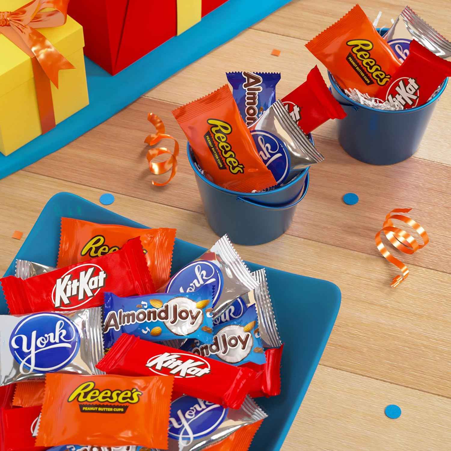 HERSHEY'S Assorted Chocolate Flavored Candy Party Pack, 30.22 oz, 1.96 Pounds