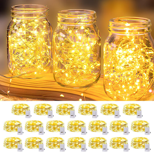LED_Fairy_Lights_Battery_Operated,3_Features_Blinking_Slowly_Blinking_&_just_on_LED_Waterproof_Mini_Twinkle_String_Lights_for_Wedding_Mason_Jars_Party_Christmas_Decorations