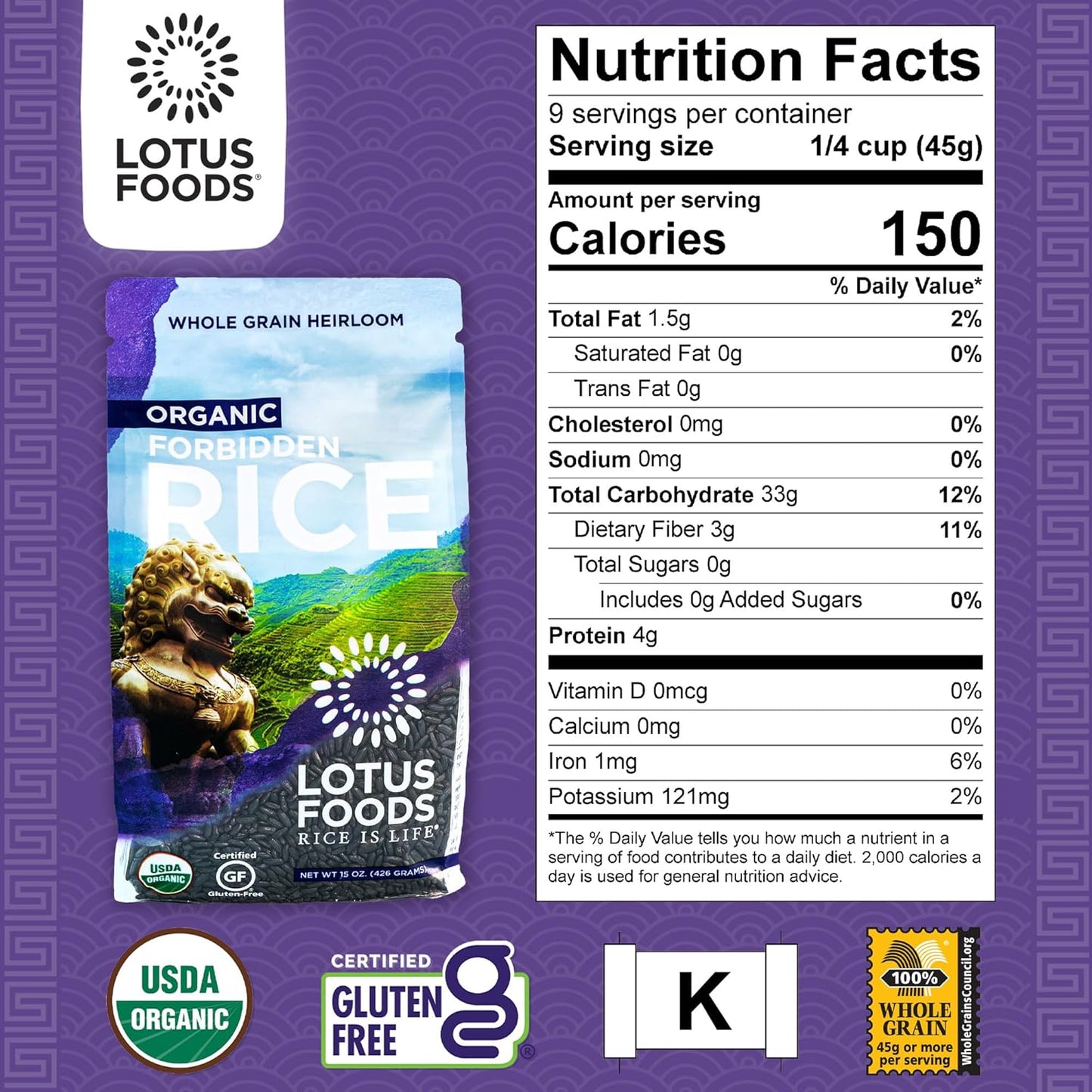 Lotus_Foods_Organic_Forbidden_Rice_-_Black_Rice_Organic,_Purple_Rice,_Black_Rice_Bulk,_Gluten_Free_Heirloom_Rice,_Whole_Grain,_Non_GMO,_Vegan_-_15_Oz_Bag_(Pack_of_1)