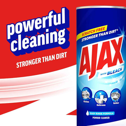 Ajax Powder Cleanser with Bleach - 21 ounce (Pack of 12)