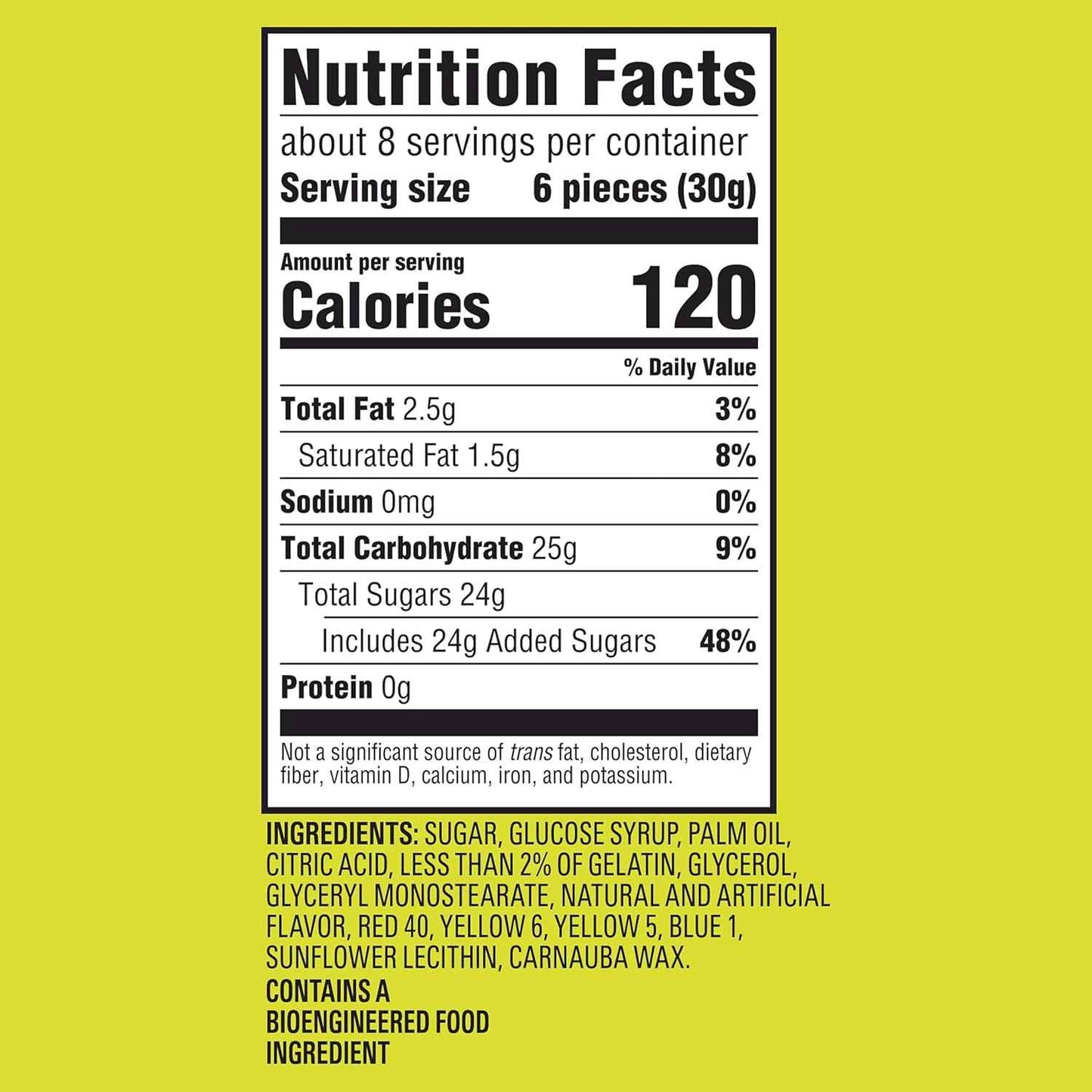 SOUR PATCH KIDS Chews Soft & Chewy Candy, Share Size
