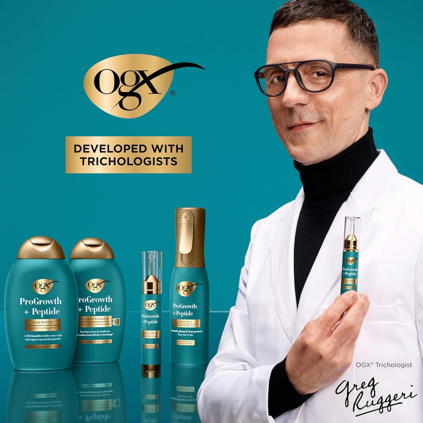 OGX_ProGrowth_+_Peptide_Conditioner,_Thickening_Conditioner_Moisturizes,_Reinforces_and_Strengthens_Hair_to_Reduce_Hair_Fall_Due_to_Breakage*,_13_fl._oz