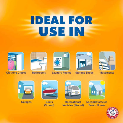 Arm & Hammer Refillable Moisture Absorber and Odor Eliminator 14 oz. Tub