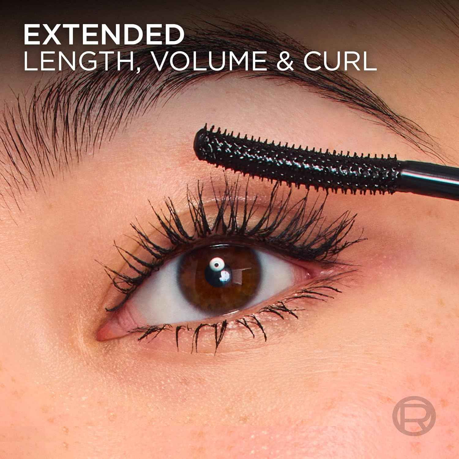 L'Oreal Paris Extensionist Mascara, Lengthening, Volumizing, and Curling Formula For a Lash Extension Eye Makeup Look, Washable