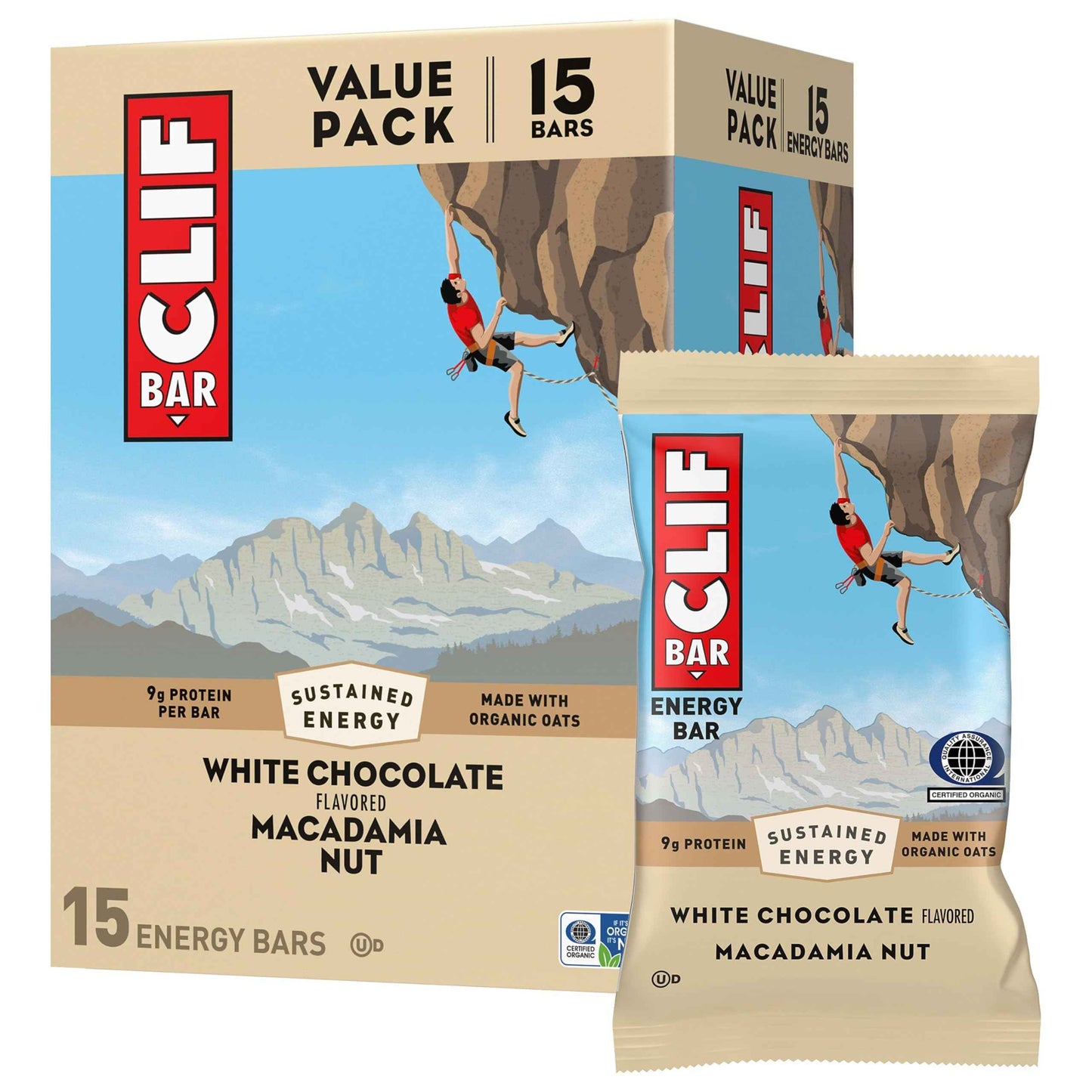 CLIF BAR - Energy Protein Bars - Made with Organic Oats - Energy Bars - Non-GMO
