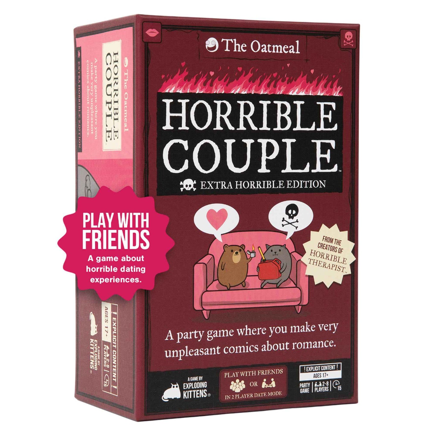 Horrible Therapist: by Exploding Kittens - A Card Game for 3-8 Players, Ages 17+ - Adult Party Game for Family Night