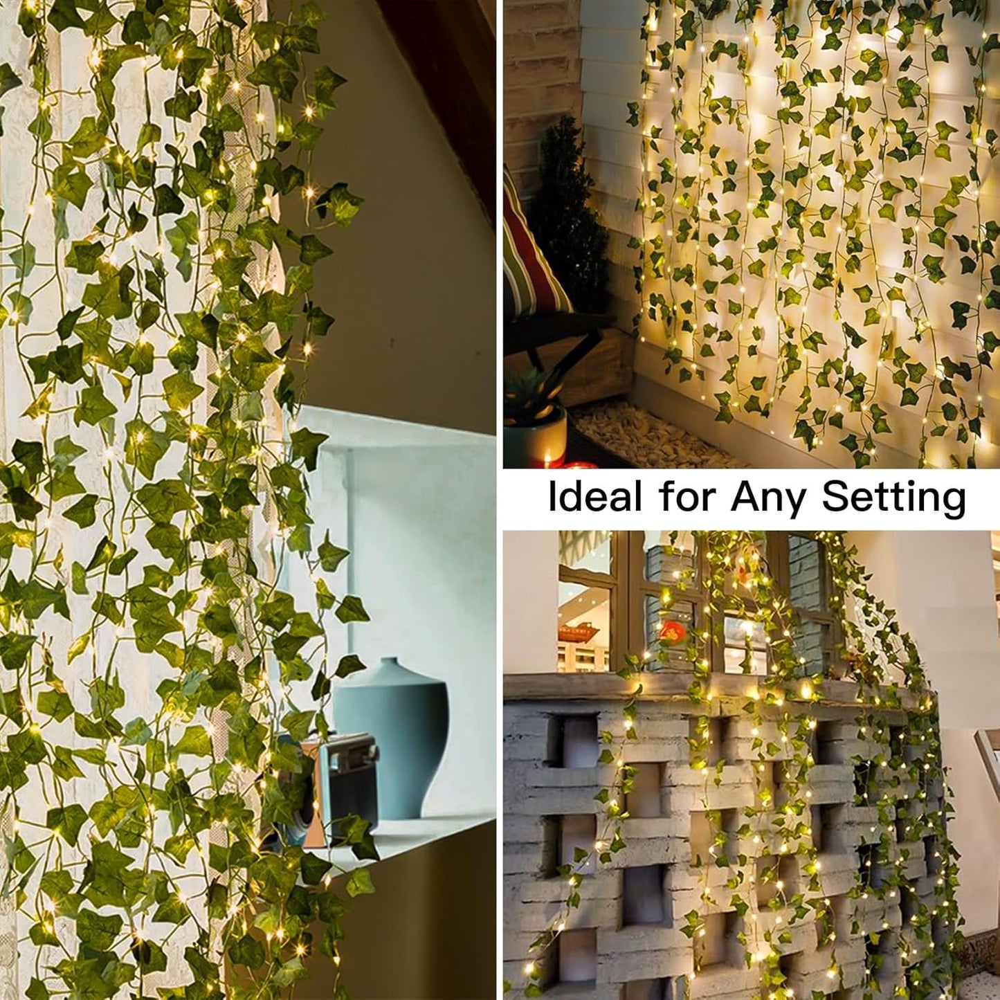 suddus_Vines_with_Light_for_Bedroom,_200_LED_Fairy_Lights_with_Vines,_Ivy_Curtain_Lights_for_Dorm,_Wedding,_Party,_Wall,_Indoor,_Outdoor_Decor,_6.5ft_x_6.5ft