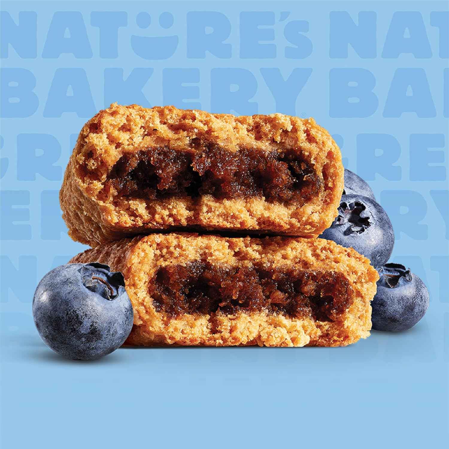 Nature's Bakery Whole Wheat Fig Bars, Real Fruit, Vegan, Non-GMO, Snack bar