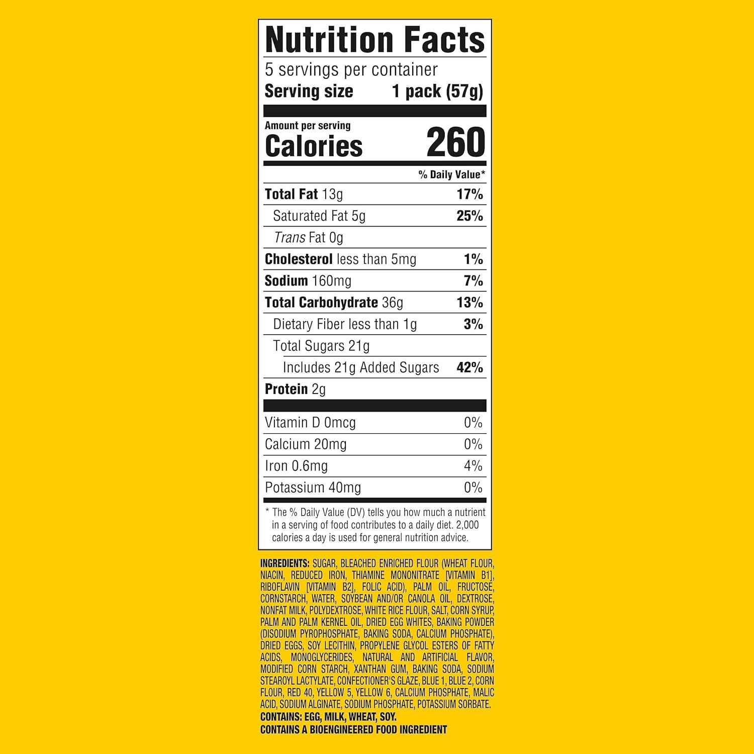 OREO Cakesters Confetti Cake Soft Snack Cakes, 5-2.02 oz Snack Packs