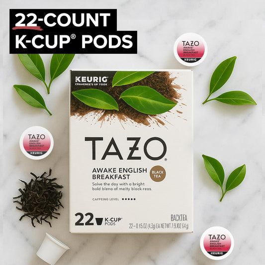 TAZO_Awake_English_Breakfast_Tea_K-Cups,_Bold_Traditional_Breakfast-Style_Black_Tea_for_Health_and_Wellness,_22_Pods