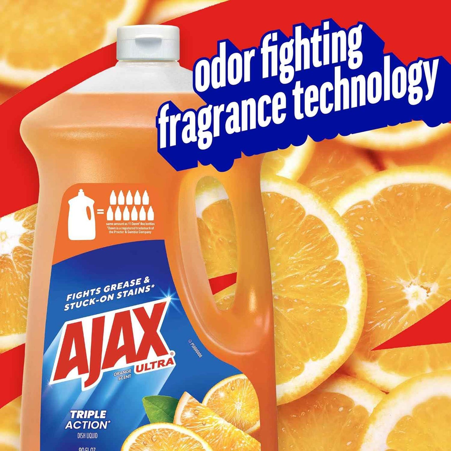 Ajax Ultra Liquid Dish Soap Orange Scent