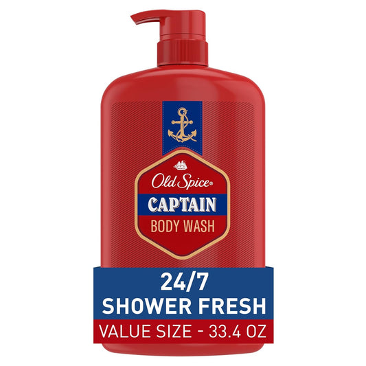 Old_Spice_Refreshing_Body_Wash_for_Men,_3X_Defense,_24/7_Shower_Fresh_with_Long_Lasting_Scent,_Red_Collection,_Captain_with_Bergamot_Scent,_33.4_oz
