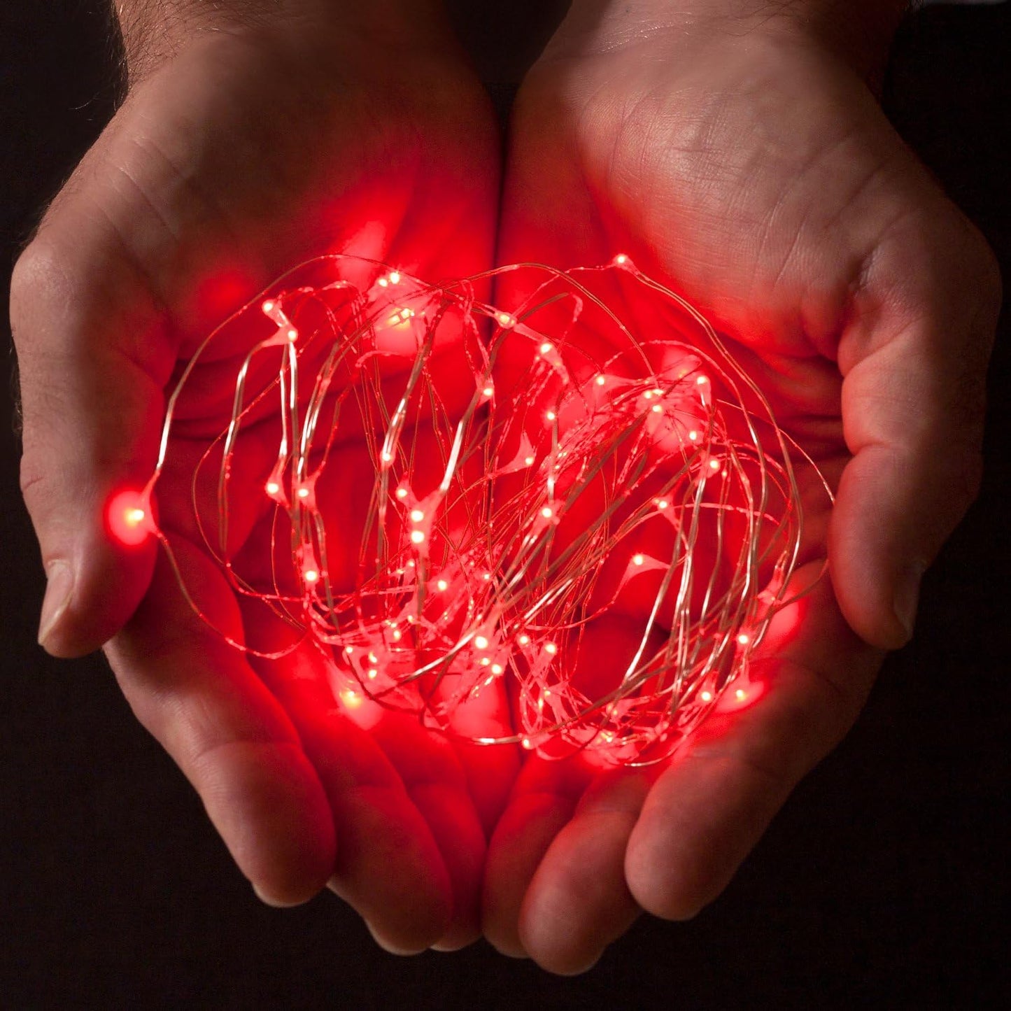 2_Sets_20_LEDs_Red_Color_String_Lights_Silver_Wire_Indoor_and_Outdoor_6.5_Feet_Firefly_Starry_Fairy_Lights_Battery_Powered_for_DIY,_Christmas,_Holidays,_Party,_Bedroom_and_Centerpieces