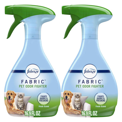 Febreze Fabric Spray Air Freshener, Odor-Fighting Fabric Refresher, Sneaker Balls Alternative, Couch Cleaner, Linen Spray, Multi-Use, Pet Odor Fighter Scent