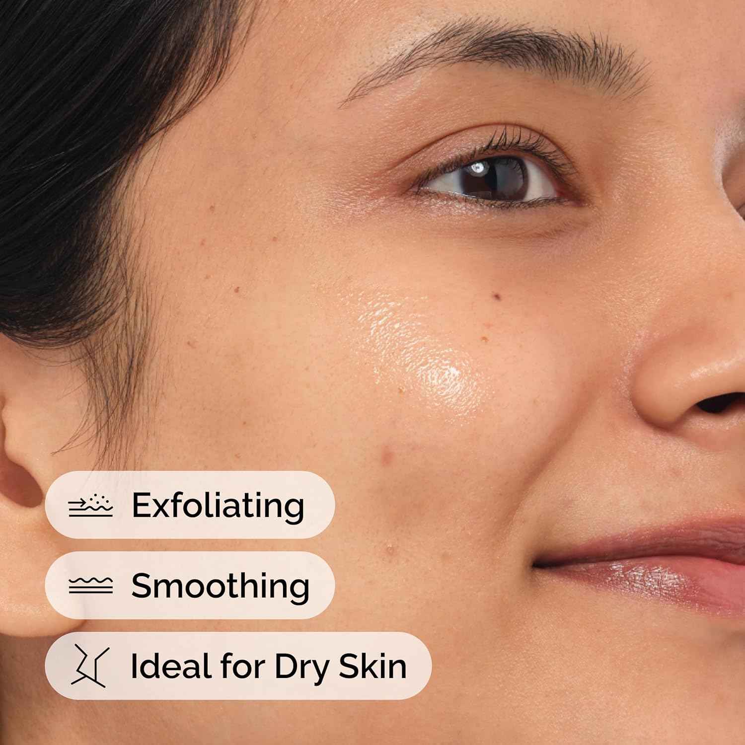The Ordinary Lactic Acid 10% + Hyaluronic Acid 2%, High-Strength Exfoliating Serum for Smoother, Brighter Skin, 1 Fl Oz
