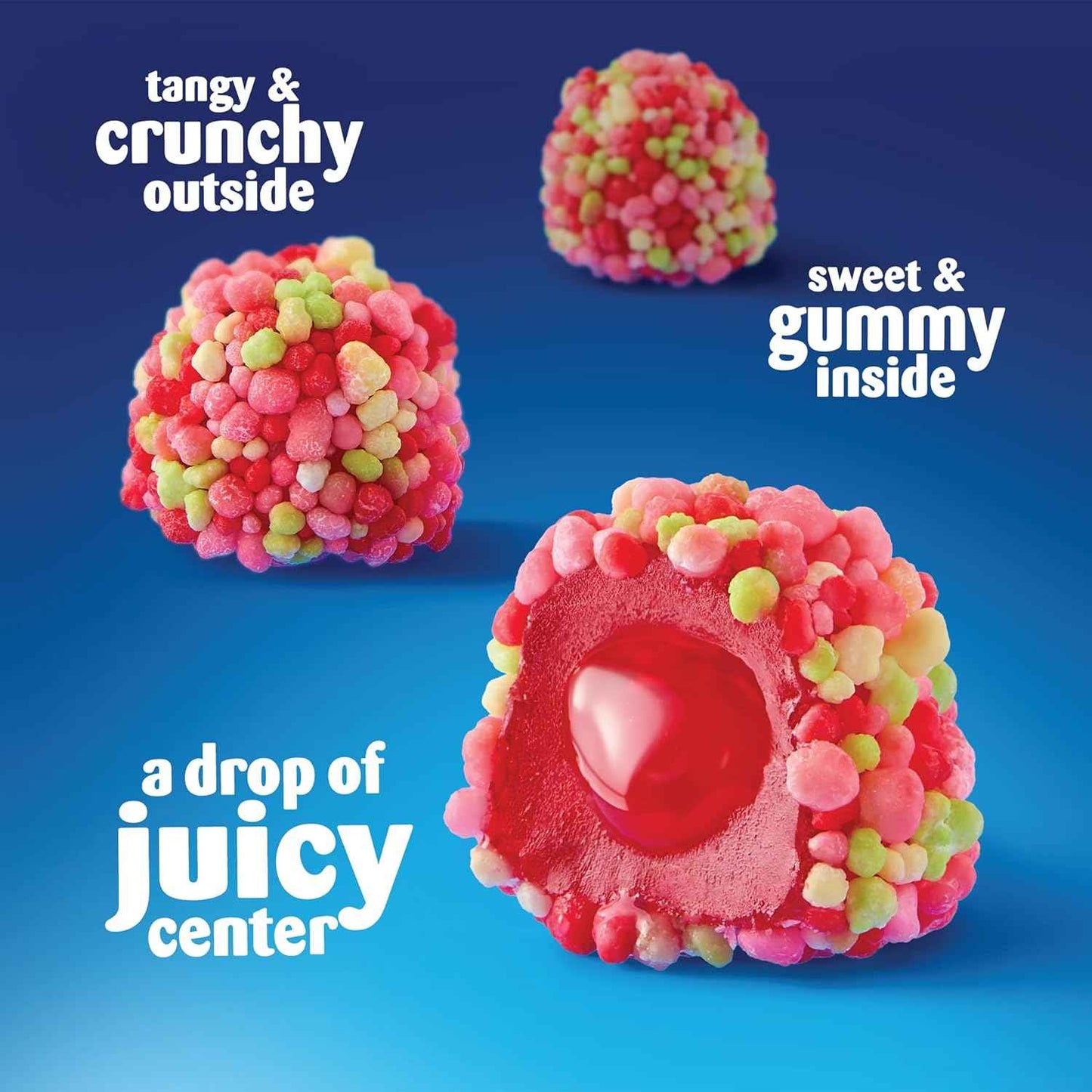 NERDS Juicy Gummy Clusters, Juicy and Gummy Candy, 1 Stand Up Bag, for Snacking and Sharing, 7.15 oz