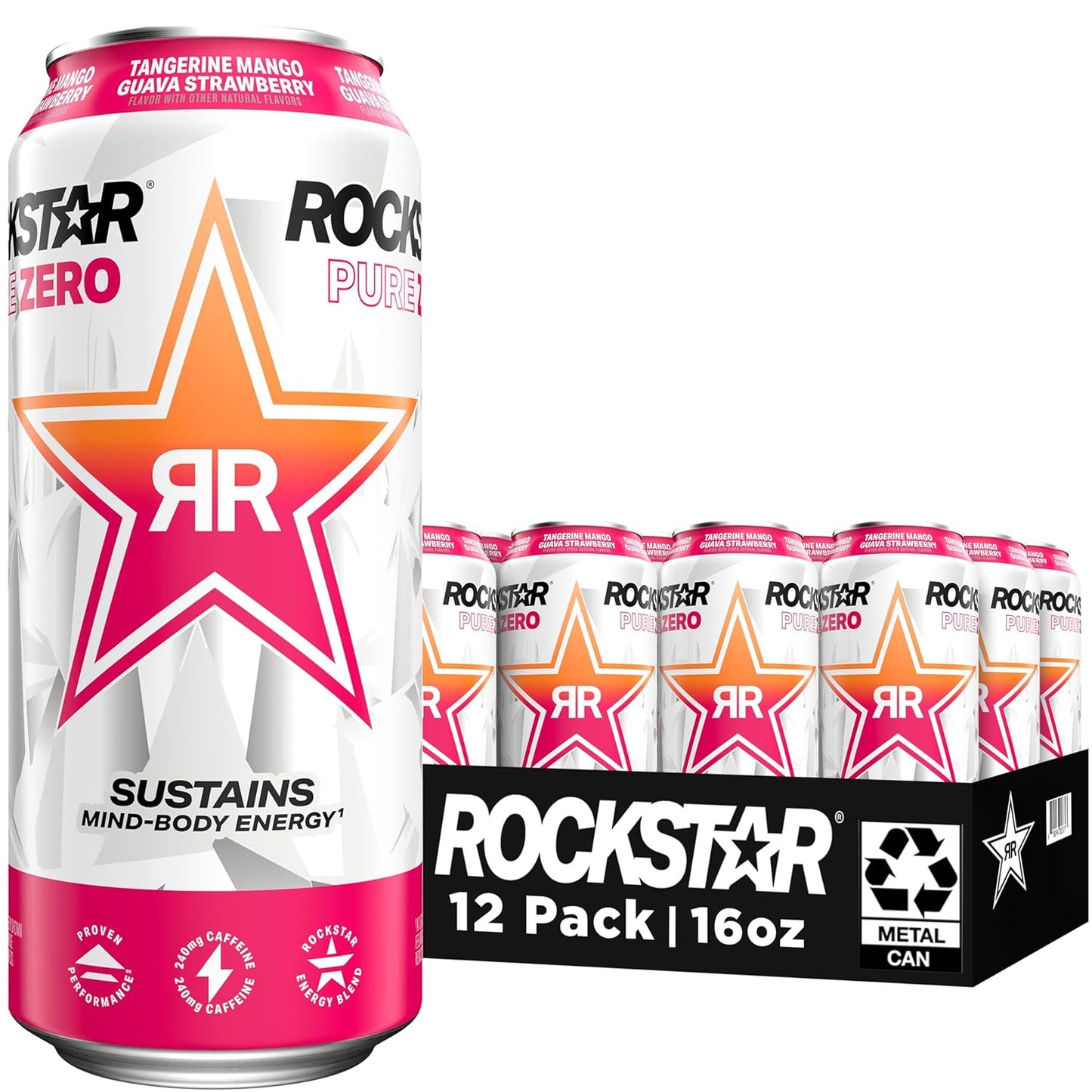 Rockstar_Pure_Zero_Energy_Drink,_Tangerine_Mango_Guava_Strawberryh,_0_Sugar,_with_Caffeine_and_Taurine,_16_Fl_Oz_(Pack_of_12)_(Packaging_May_Vary)